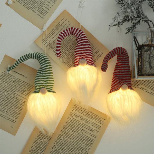 

decorative objects & figurines christmas shiny faceless doll figurine decoration children creative gift decorations for home year long beard