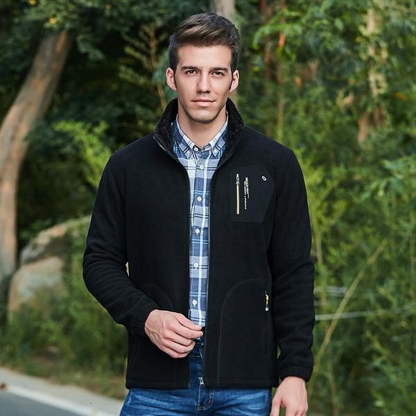 

men's jackets 2021 mens clothing autumn woman winter fleece army jacket softshell for men military style, Black;brown