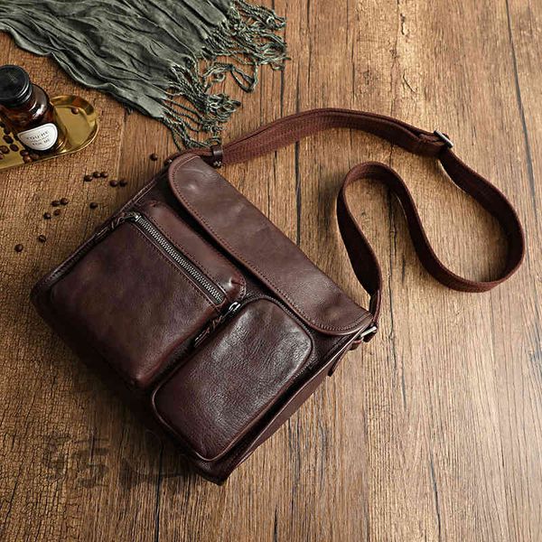 

bag men's vegetable tanned leather washed real ipad msenger locomotive 32056