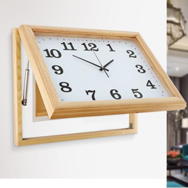 

wall clocks luxurious solid wood distribution box clock home quartz mute design originality meter decorate