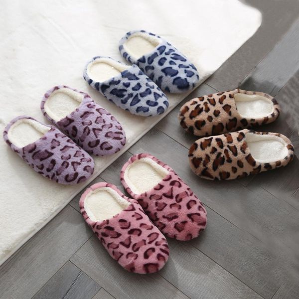 

women short plush home slippers warm winter indoor shoe for bedroom, Black