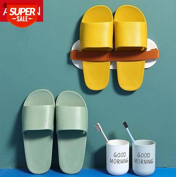 

asifn slippers women summer thick bottom indoor home couples home bathroom non-slip soft ins style cool ladies slippers men #9d33, Black