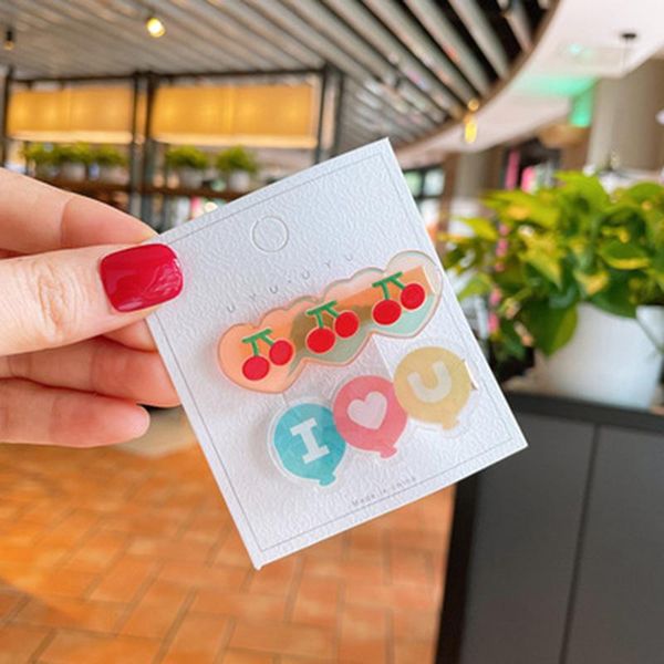 

hair clips & barrettes 1 set acrylic animal bear dog girl kids pins accessories, Golden;silver