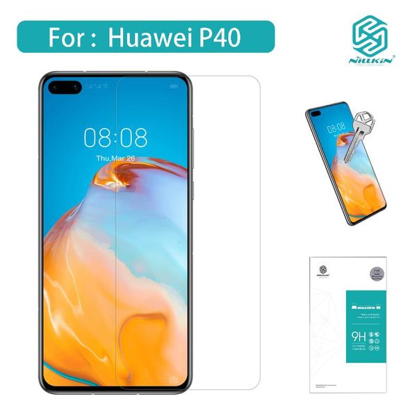 

real stock nice anti-explosion tempered glass screen protector for huawei p40 accessaries simple cell phone protectors