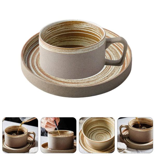 

mugs 1 set exquisite coffee cup drinking with tray (coffee)
