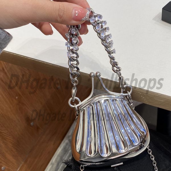 

shoulder bags luxurys designers fashion womens crossbody handbags wallets lady clutch dinner metal chain bag purse 2021 totes cross body