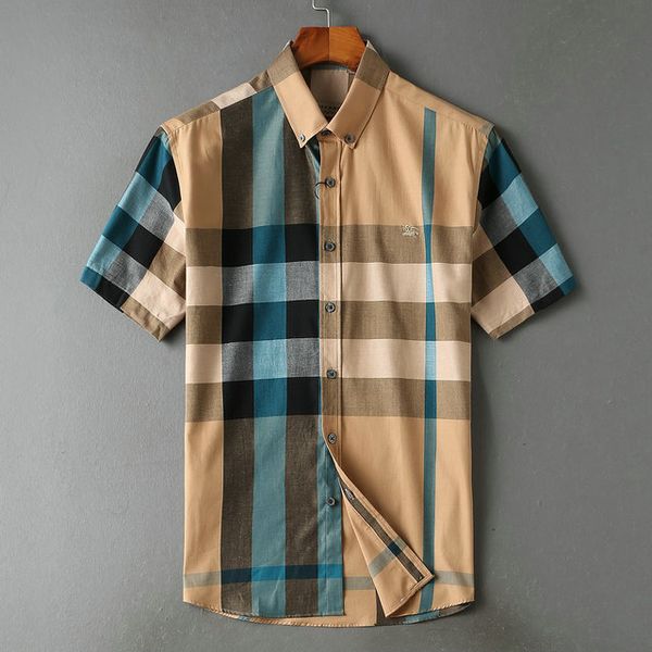 Männer Casual Hemden Strand Männer Sommerurlaub Für Kokosnussbaum Gedruckt Kurzarm Button Down Hawaiian M-5XL1234