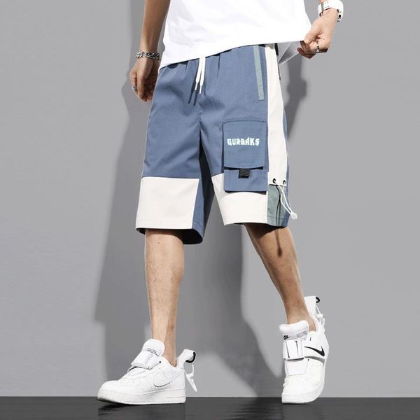 

trendy casual men shorts summer fashion jogger cargo style outdoor pantalones de hombre sports bd50cs men's, White;black
