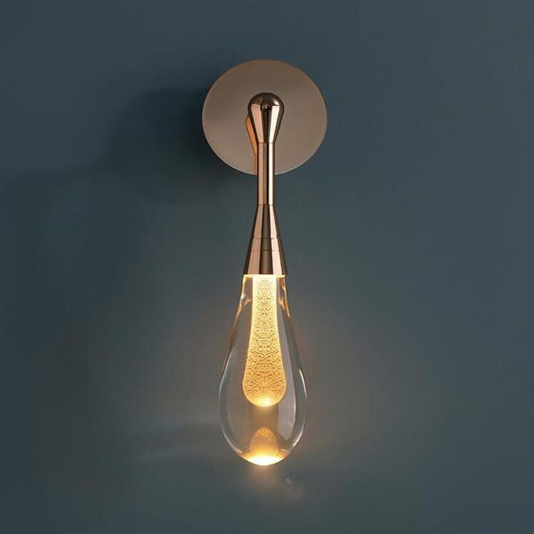 

wall lamps bedroom bedside crystal led living room television background lights simple modern creative study aisle wandlamp