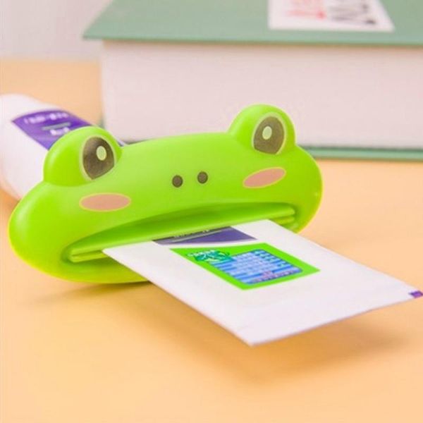 

bath accessory set cartoon toothpaste squeezer tube dispenser for cream bathroom accessories (panda)