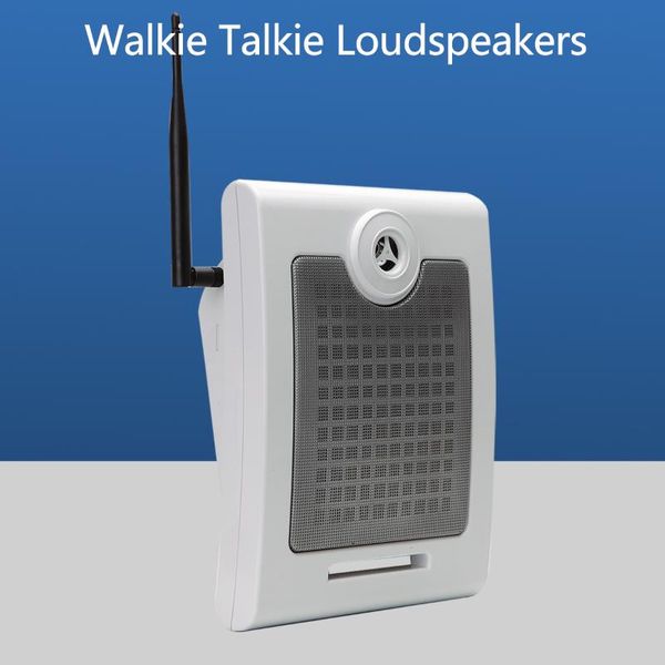 

arrival abbree wireless walkie talkie loudspeakers 400-480mhz uhf two way radio white loudspeaker
