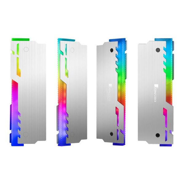 

fans & coolings nc-3 deskcomputer ram ddr3 ddr4 memory heatsink cooler shell 5v 3pin rgb 256 color automatic change aluminum vest produc