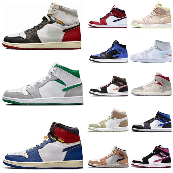 

women mens basketball shoes jumpman high og nrg smoke grey grey green lemon twist olive aura men womens sneakers trainers