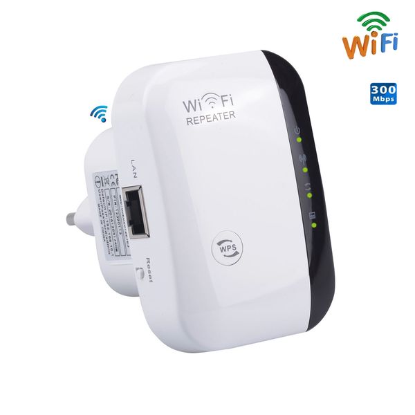 WiFi Tekrarlayıcı 802.11n / B / G Ağ Kablosuz Yönlendirici 300 Mbps Range Genişletici Sinyal Amplifikatör Repetidor