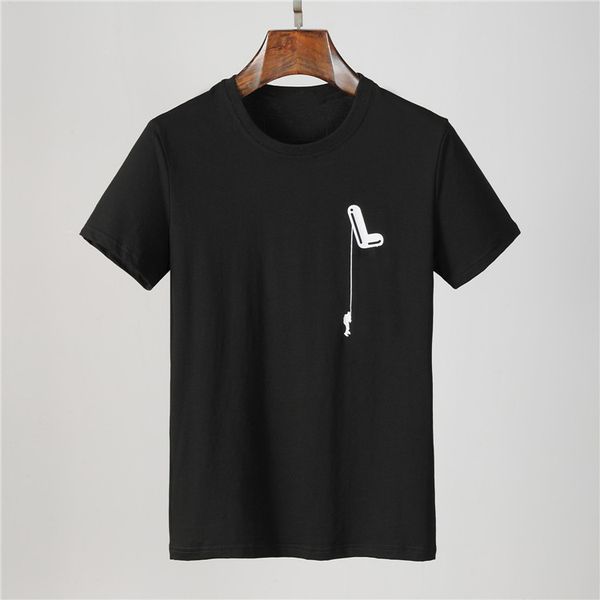 

fashion designer men t shirts letter printed tees shirt summer mens and womens cotton, White;black