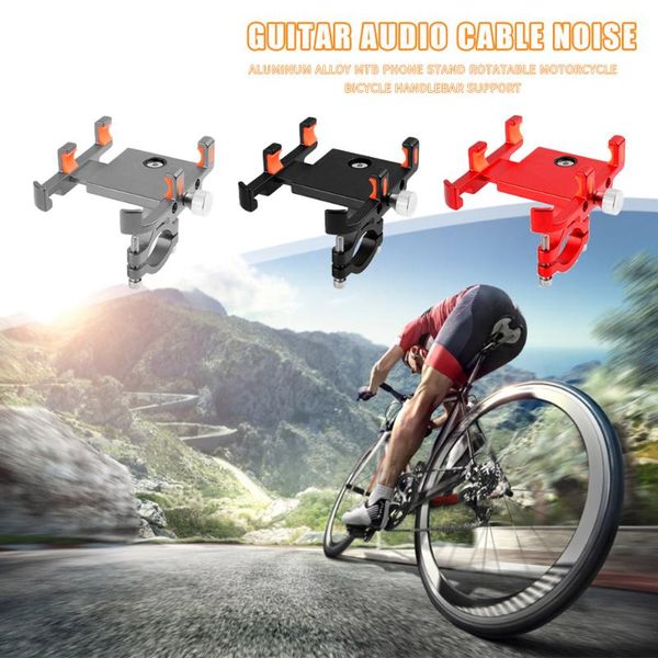 

bike handlebar rearview mirror cellphone bracket scooter navigation gps stands rotatable fixed mobile phone holder cell mounts & holders