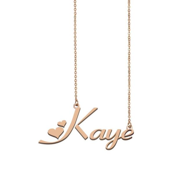 

pendant necklaces kaye name necklace , custom for women girls friends birthday wedding christmas mother days gift, Silver