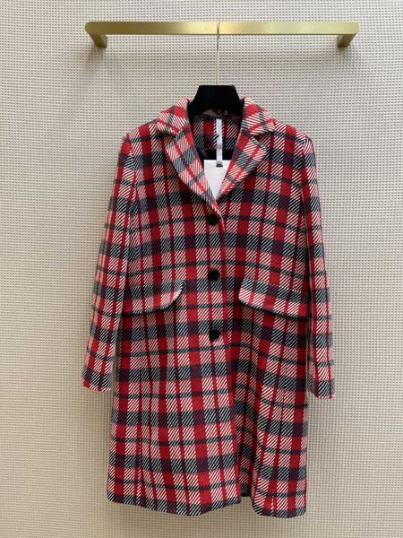 

milan runway jackets 2021 autumn winter lapel neck long sleeve panelled women's designer sweaters brand same style outerwear 0909-2, Black;brown