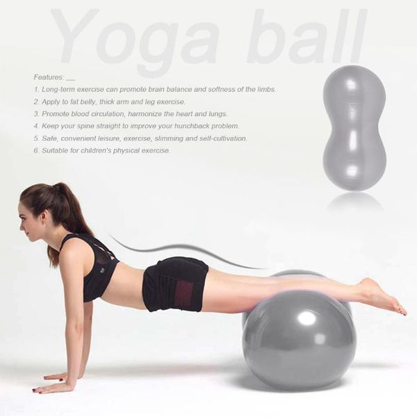 

fitness balls peanut massage ball fascia yoga body relieve pain pvc equipment for effective working-out accessories