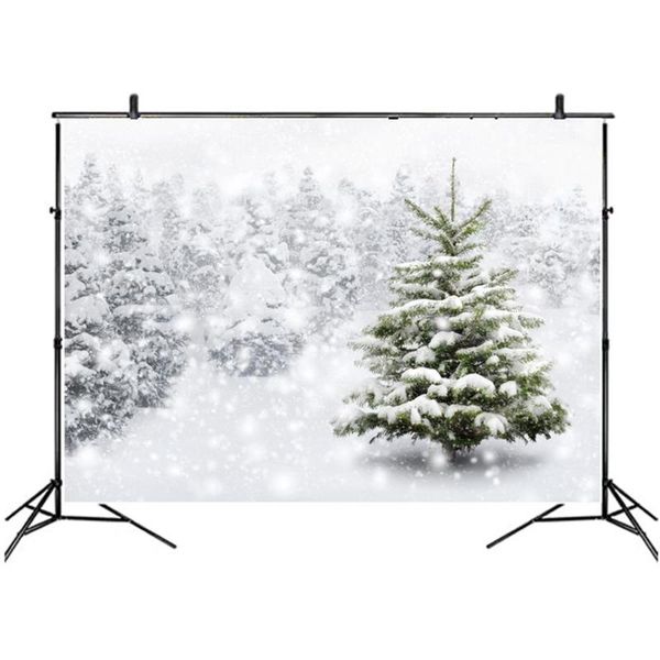 

party decoration landscape backdrop forest in winter snow scenery pography background holiday celebration po booth studio decor