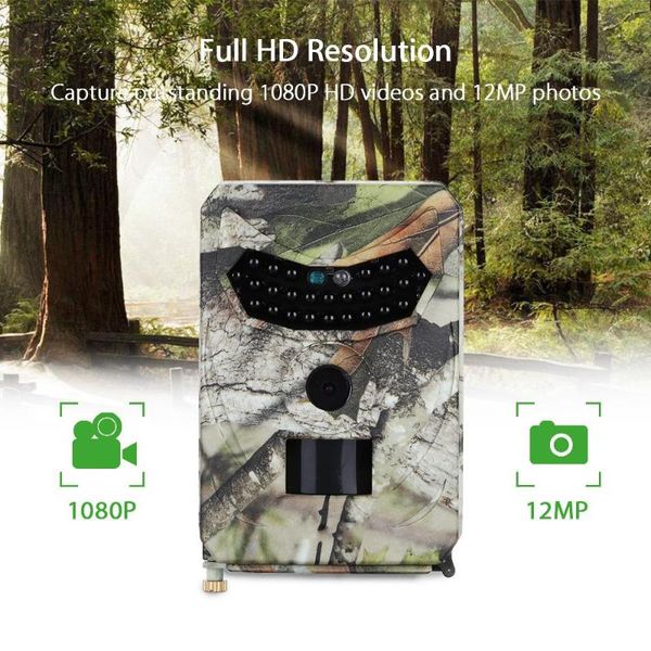 

trail cameras pr100 outdoor hunting camera 110Â° wide angle infrared night vision po traps scouting stealth