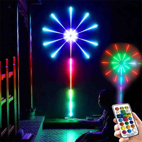

strips big 1m rgb changeable starburst fairy lights christmas decoration light fireworks explosives party for house wall decor