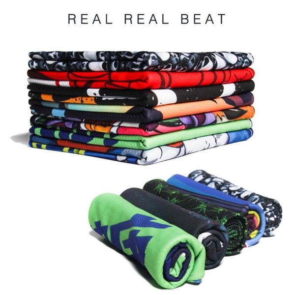 

microfiber printing cooling towel for instant relief cool bowling fitness yoga hair bands