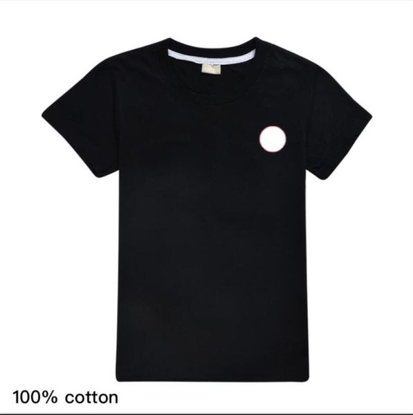 

2021 summer t-shirts designer boy clothes girl & tees round neck short sleeve baby kids clothing size 100-140, Blue
