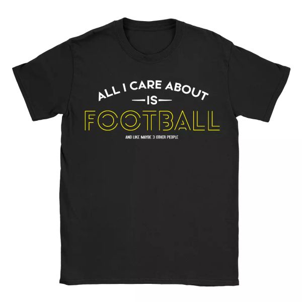 

aicai football mens t-shirt funny joke sports footy present gift, White;black