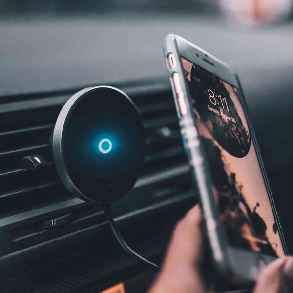

360 rotate magnetic qi car wireless charger stand dashboard air vent bracket for iphone 11 pro x xr xs max samsung s9 s8 s10 s20