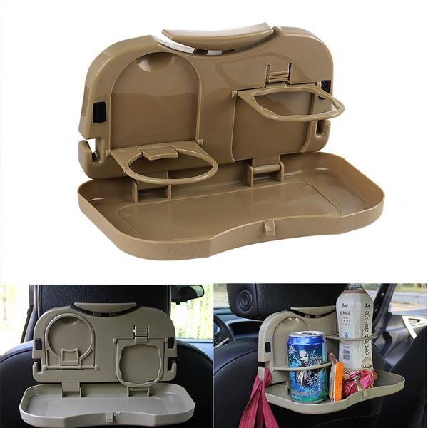 

drink holder car seat back mini desk handle table folding meal tray cup coffee stand storage case kit 4x4 automobile accessories