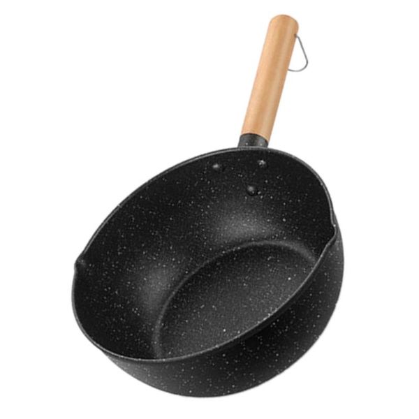 

pans 1pc 18cm practical baby pot non-stick pan stone soup stew
