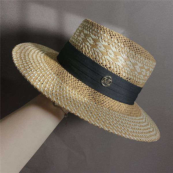 

summer girl straw m-standard bohemian splicing beach hat sun hat, Yellow