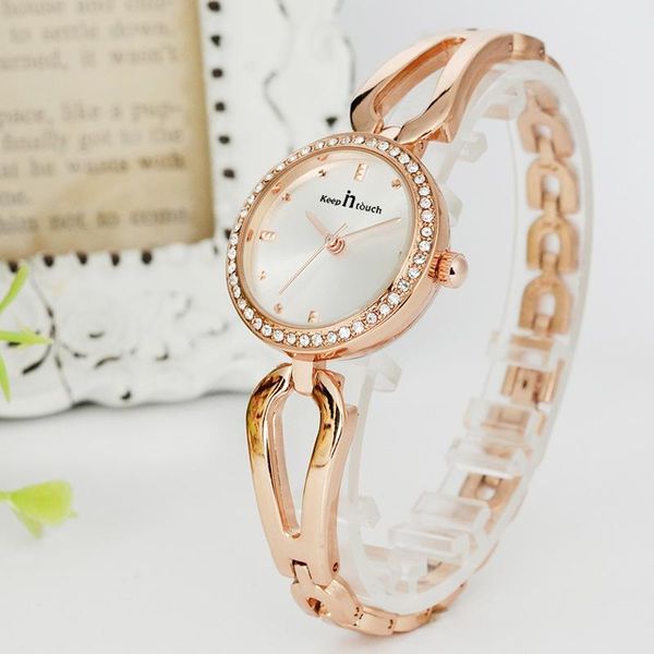 

wristwatches diamond women's watch luxury female bracelet rose gold waterproof stainless steel quartz wristwatch gifts for women 2021, Slivery;brown