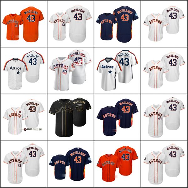 

houston astros men 43 lance mccullers women youthjersey, Black;red