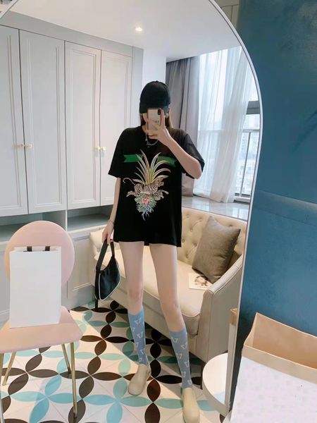 

women animal print t shirt men casual tees summer ins style fashion man short sleeve trendy hip hop street clothes,asian size008, White