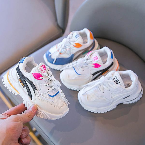 

baby athletic kids shoes toddler sneakers girls boys children footwear autumn winter childrens girl casual mesh running shoe b7692, Black