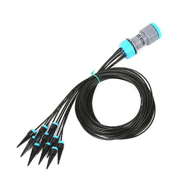 

adjustable micro drip irrigation watering emitter drippers sprinklers for garden 10-head plant system equipments