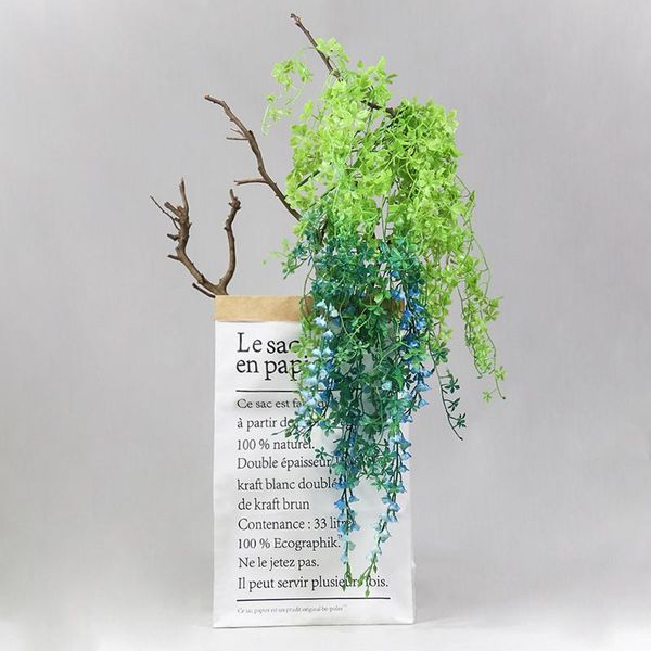 

decorative flowers & wreaths imitation flower rattan lace rose wall decoration plant artificial hanging festival party