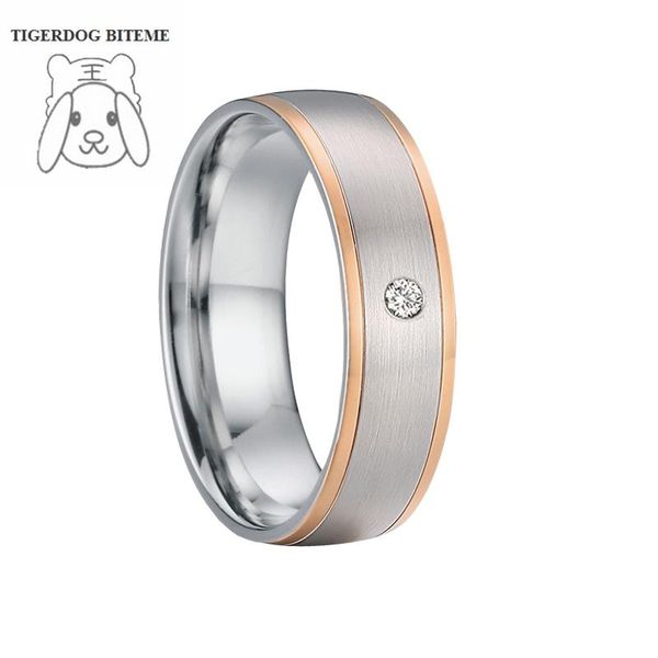 

cluster rings two tone love alliances couple wedding for men and women 1 stone marriage anniversary finger ring, Golden;silver