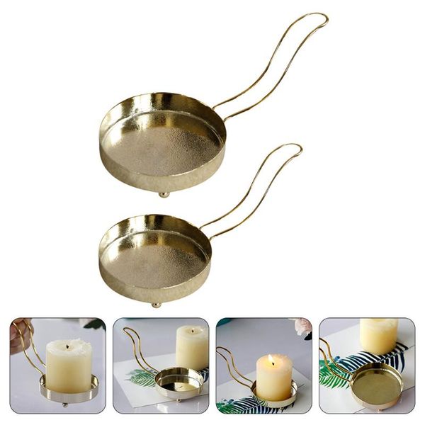 

candle holders 2pcs stand household holder luxury tray arab style