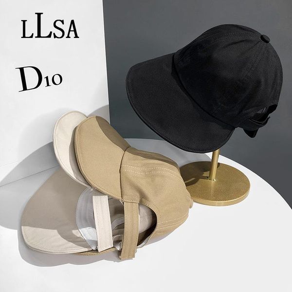 

wide brim hats summer sandy beach fisherman hat women vacation sun protection korean shading anti-uv sunhat with oversized peaked cap, Blue;gray