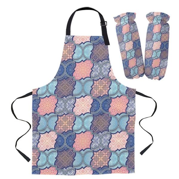

aprons retro pattern apron kitchen baking accessories for women cooking