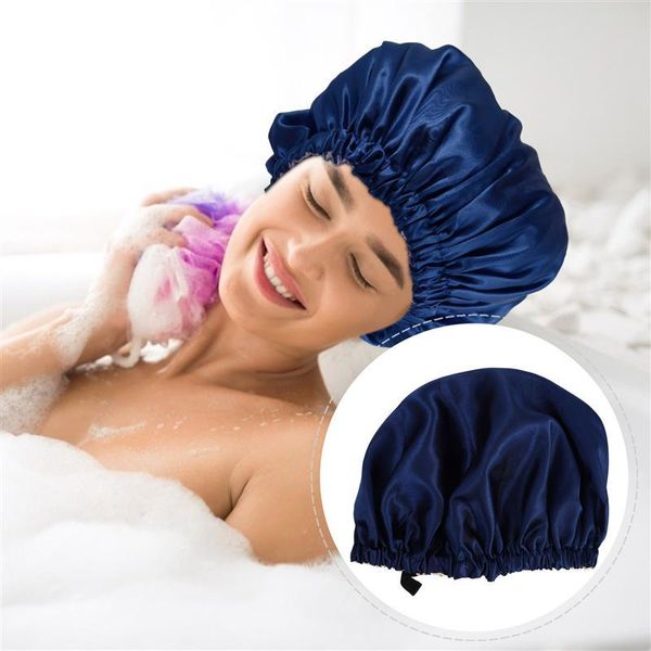 

shower caps 1 pc household sleep cap adjustable hat head ornament practical turban