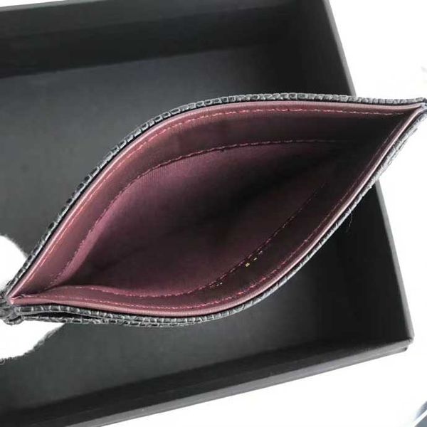 

2021 men's women's wallet coin purse card case leather casual fashion 11-7-1, Red;black