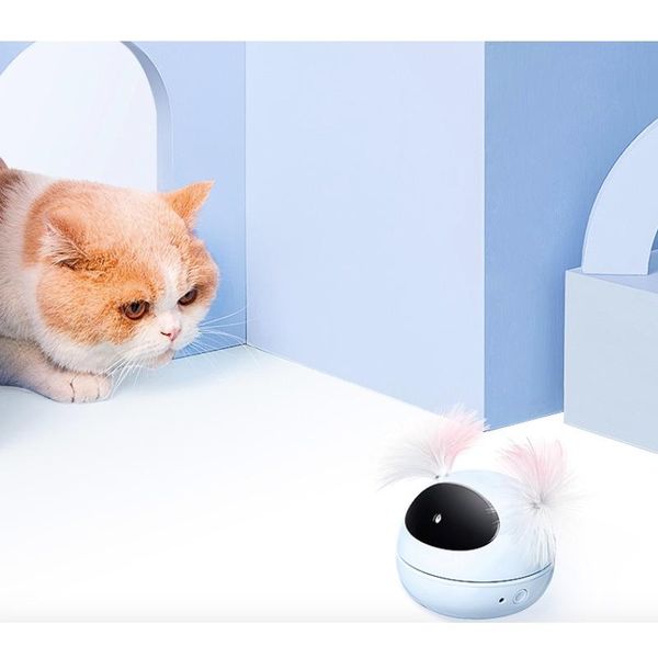 

cat toys electric toy self teaser rotating infrared light kitten interactive puzzle smart pet feather product