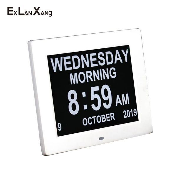 

digital po frames po 8 inch electronic lcd big character screen reminder alarm clock for the elderly frame