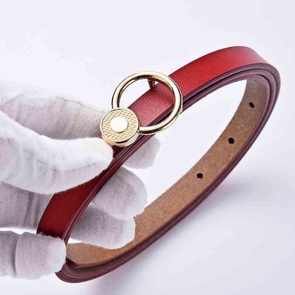 

slender women real leather belt fashion ring metals gp tail tape female digner jean riem random belt dame 20212h8o, Black;brown