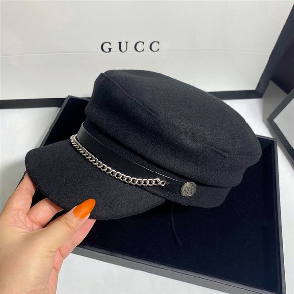 

women's sea cap autumn and winter, Yellow