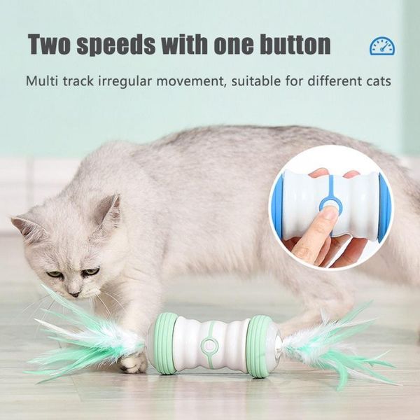 

electric automatic cat toys funny ball interactive chewing toy pet playing supplies products electronic cats